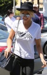 DELTA GODREM Shopping at Whole Foods in LA