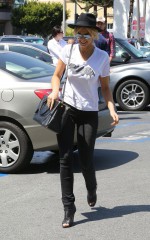 DELTA GODREM Shopping at Whole Foods in LA