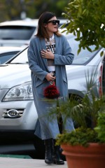 KYLIE JENNER out for lunch in Calabasas