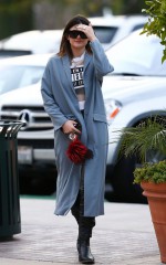 KYLIE JENNER out for lunch in Calabasas